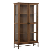Royden - Cabinet - Dark Brown And Bronze
