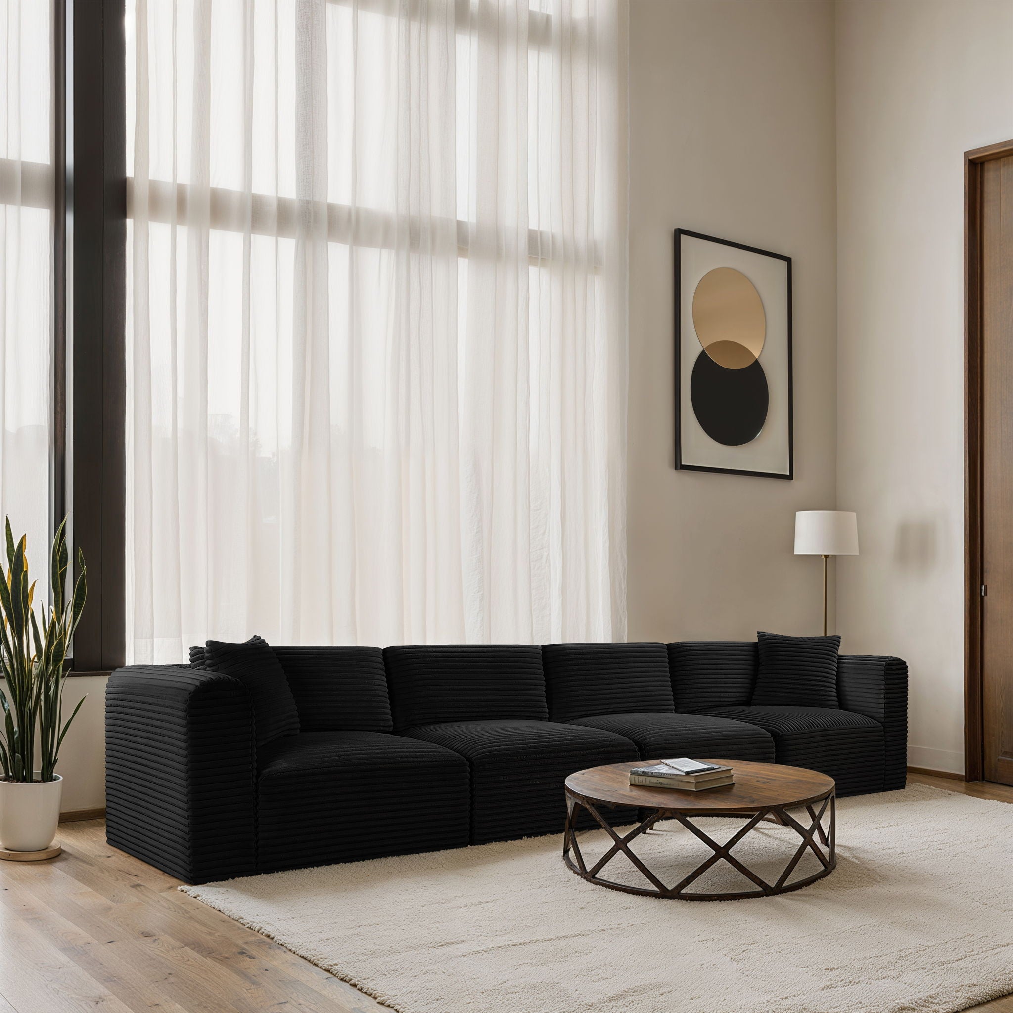 Shaggy - 4 Seat Modular Sofa