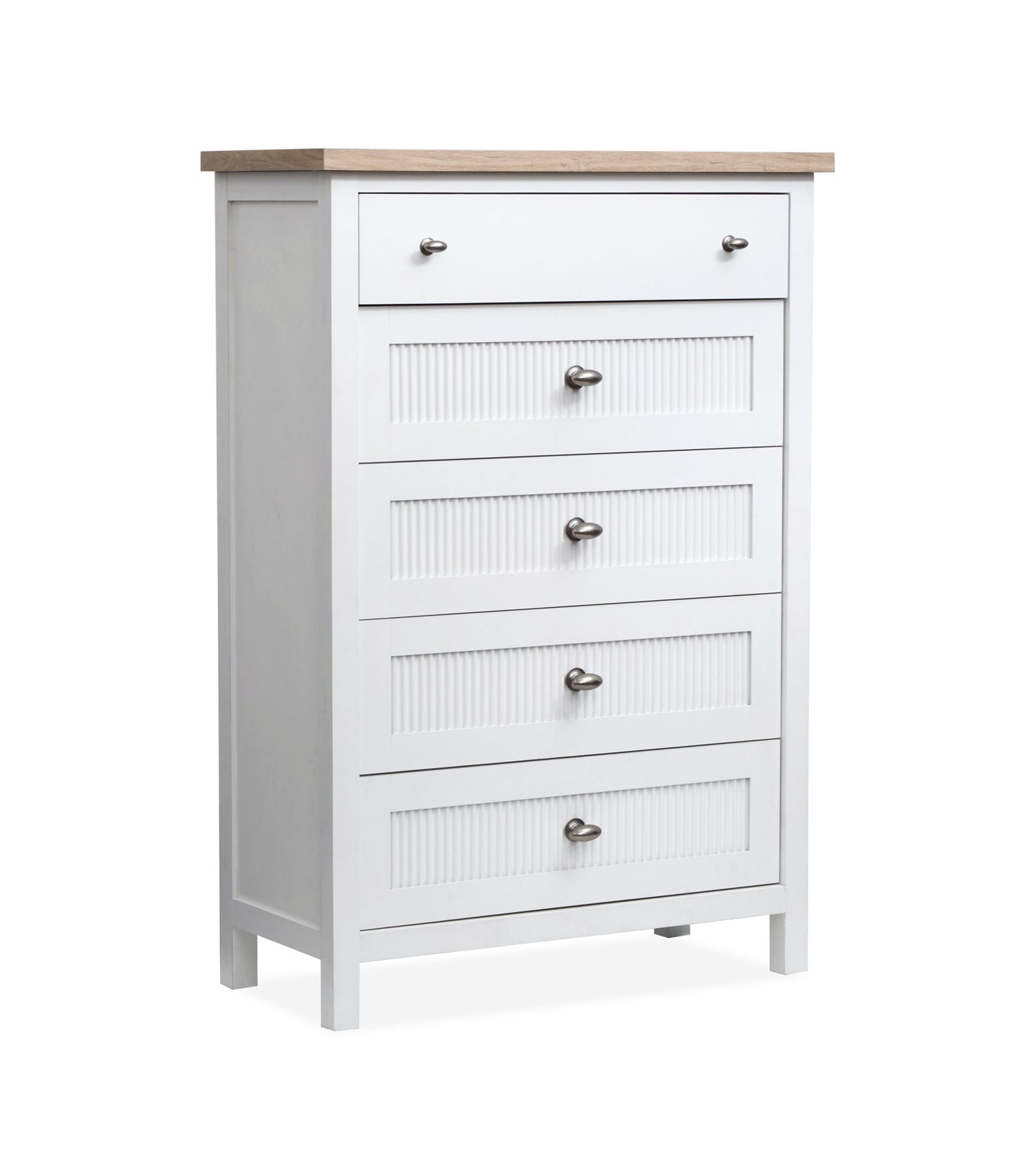Windmill Harbour - Drawer Chest - White Whisp And Sand