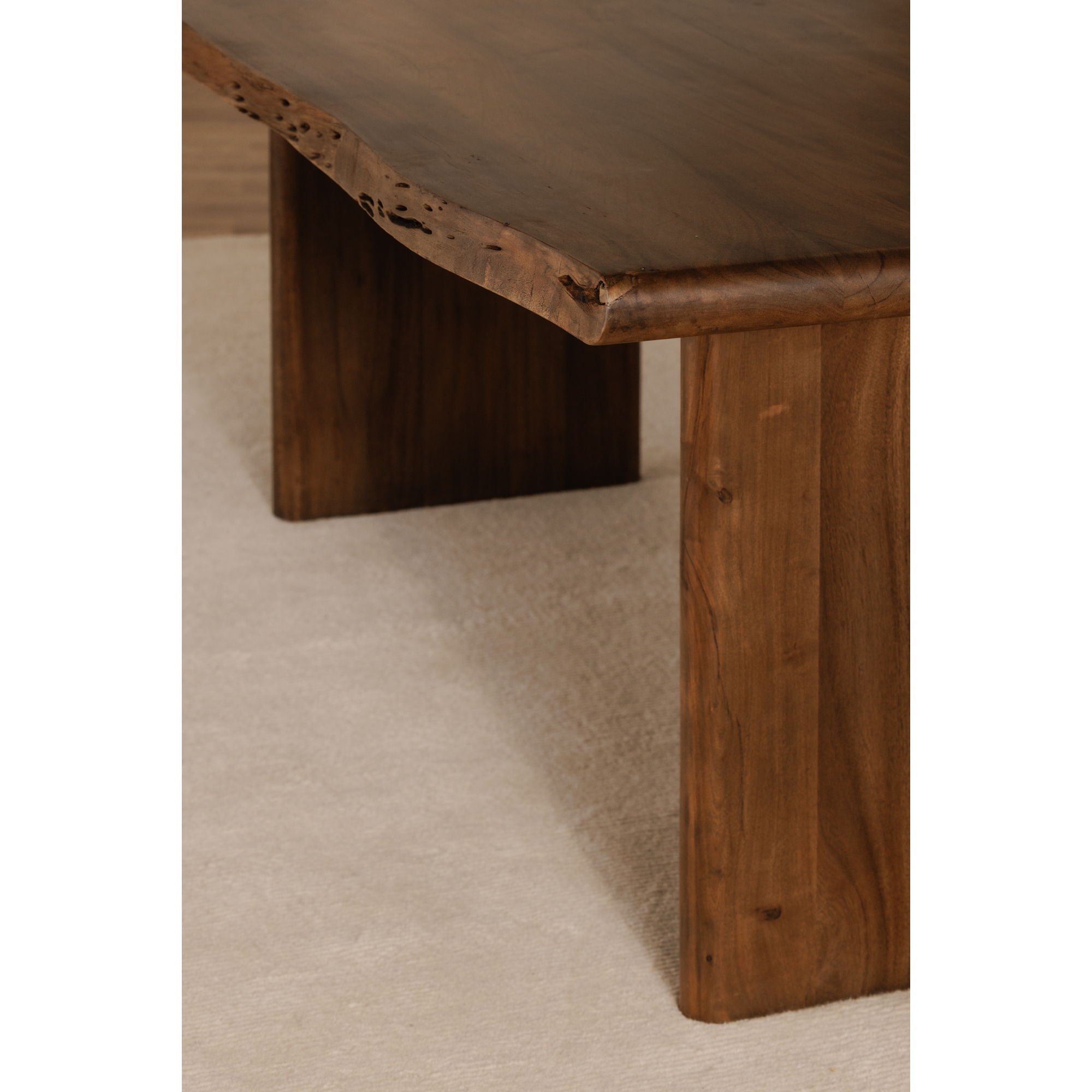 Lila - Large Dining Table - Brown