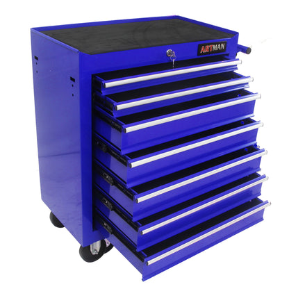 7 Drawers Multifunctional Tool Cart With Swivel Wheels