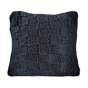 Chess Knit - Euro Sham - Navy