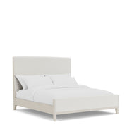 Carmella - Queen Upholstered Bed - Pebble Oak