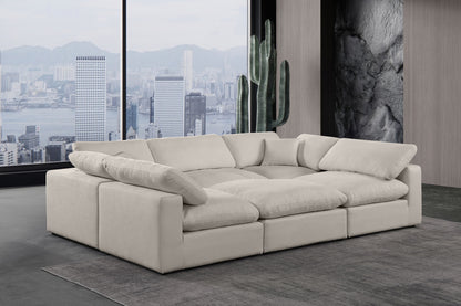Comfy - 6 Piece Linen Sectional