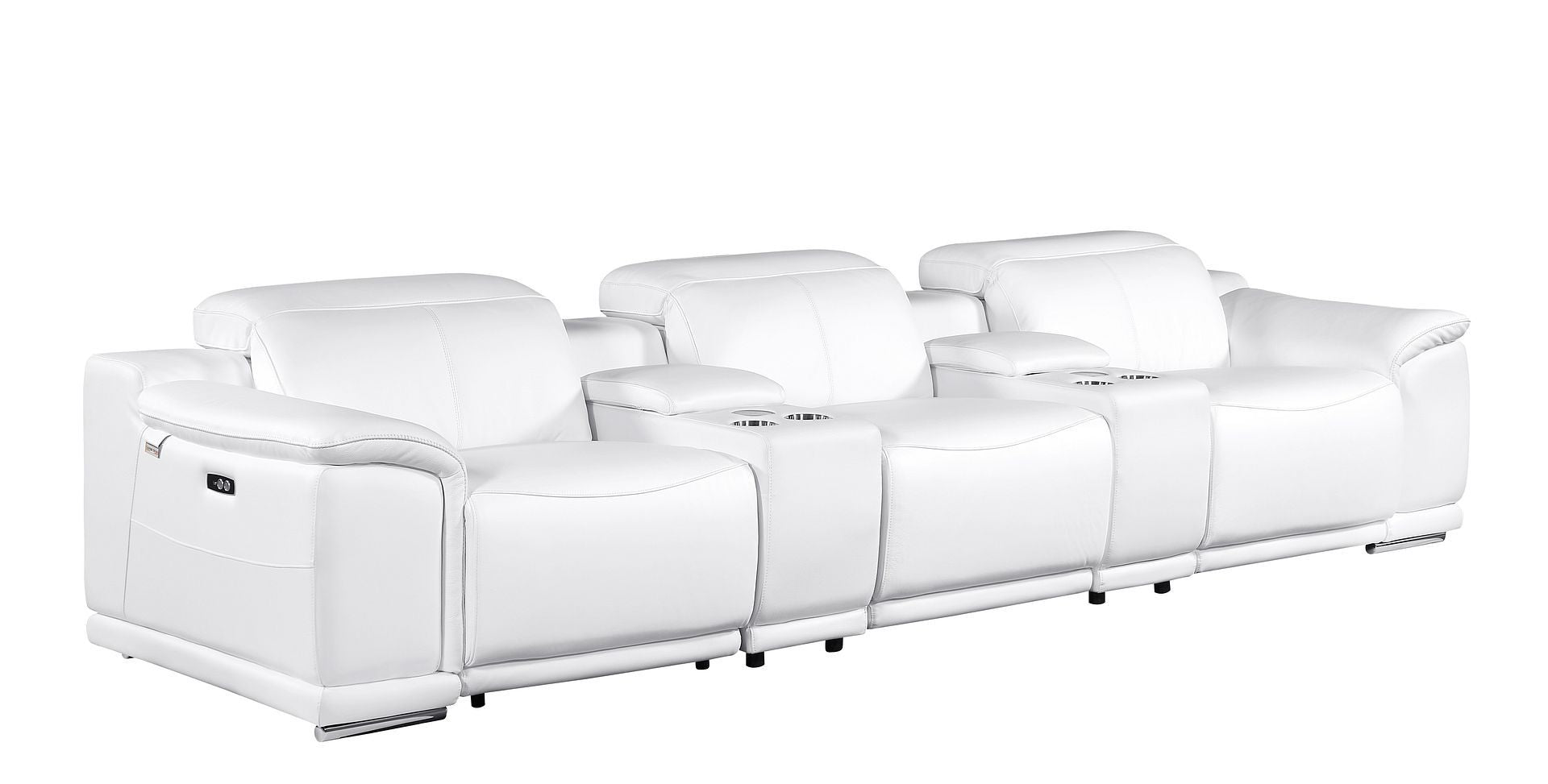 9762 - 8-Piece Modular Power Reclining Sofa And Console Loveseat Set With