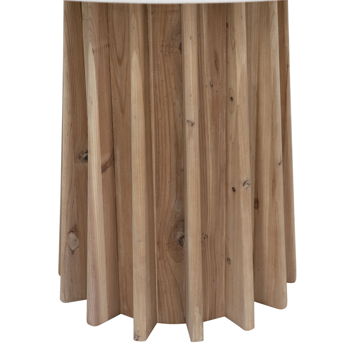 Adonis - Dining Table - White And Natural