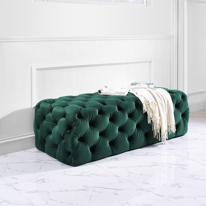 Kaylee - Velvet Ottoman