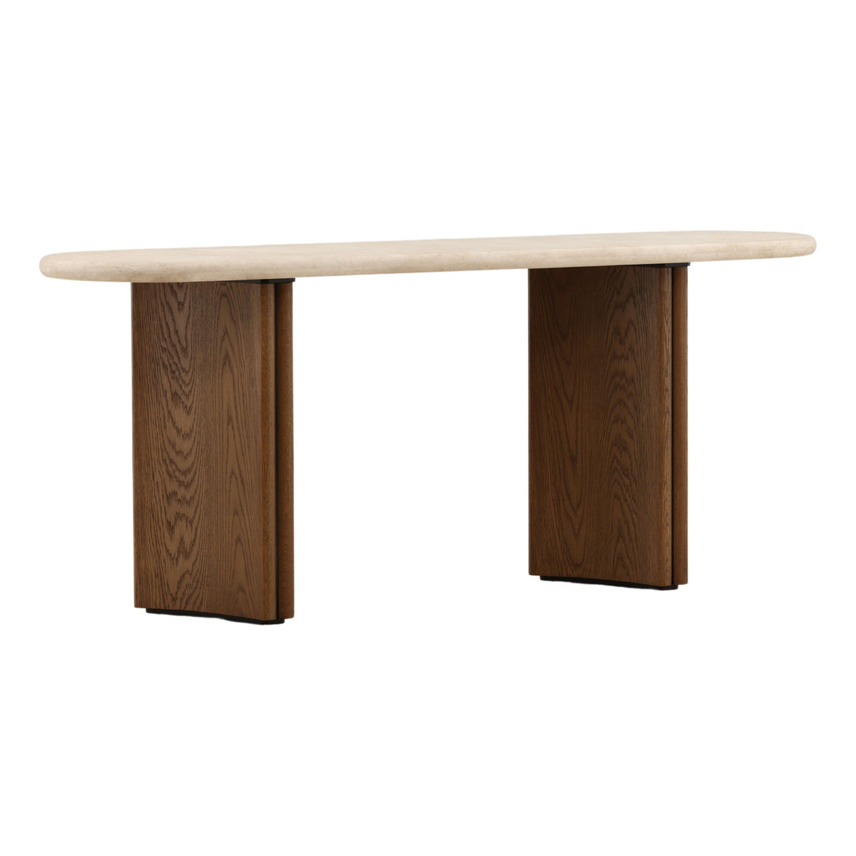 Oja - Console Table - Brown And Cream