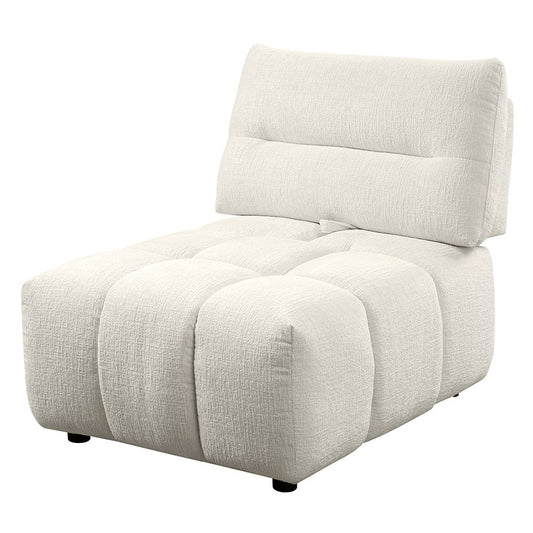 Loanna - Modular Armless Chair - Beige Linen