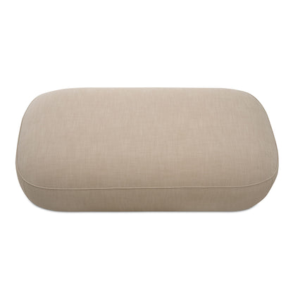 Marion - Rectangular Ottoman - Beige