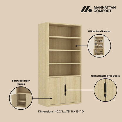 Rivington - Modern Bookcase Cabinet