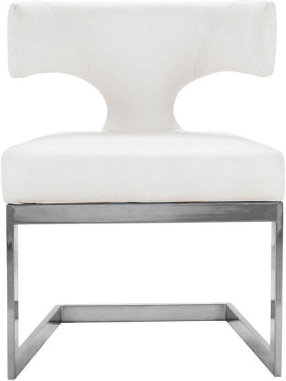 Alexandra - Dining Chair with Chrome Legs