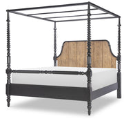 Vintage Market - Complete Bobbin Post Canopy Bed