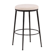 Winfield - Barstool - Ivory And Black