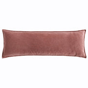 Cotton Canvas - Stonewashed Long Lumbar Pillow - Sarsaparilla