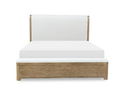 Flow - Complete Upholstered Sleigh Bed With Storage Footboard