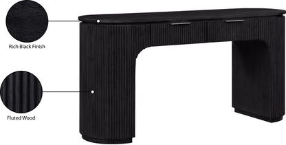 Astrid - Solid Wood And Oak Veneer Desk