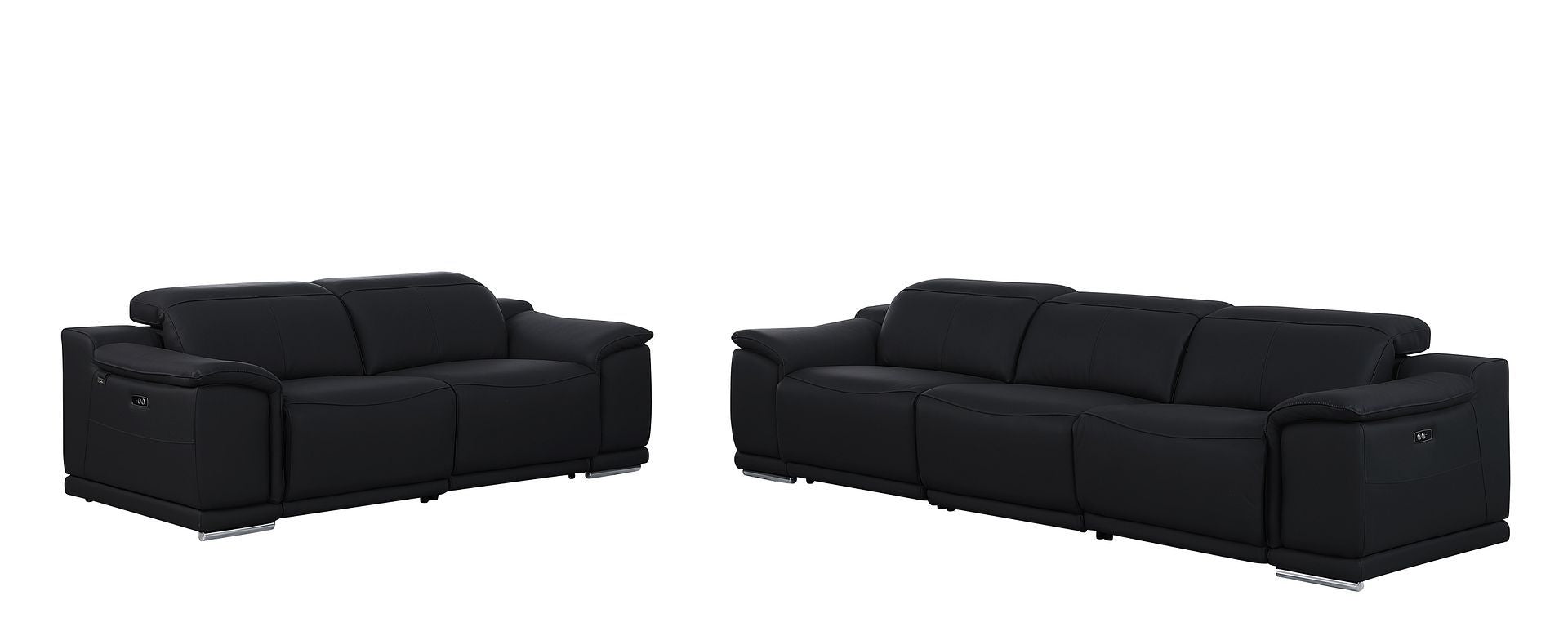 9762 - 5-Piece Modular Power Reclining Sofa And Loveseat Set 5 Power Recliners In