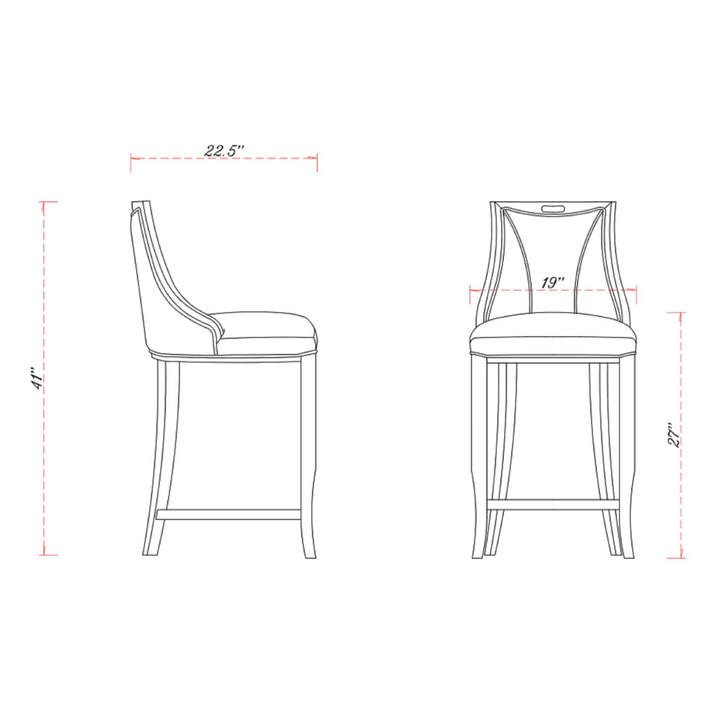 Emperor - Barstool - Bronze