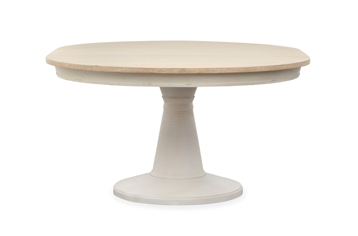 Echo Isles - Extendable 54" Round Dining Table - Sea Pearl And Driftwood
