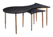 Norden - Coffee Table Set - Black / Bronze