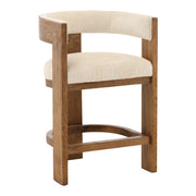 Nadia - Counter Stool - Cream And Natural