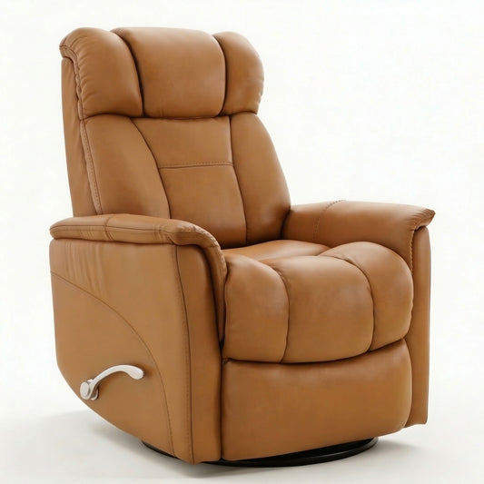 Bentley - Swivel Glider Recliner With Manual Adjustable Headrest & Footrest