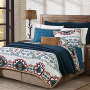 Spirit Valley - King Quilt Set (Set of 3) - Teal