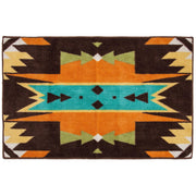 Mesa - Bright Rug 2 Per Carton - Orange / Brown