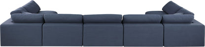 Comfy - 7 Piece Linen Modular Armless Sectional