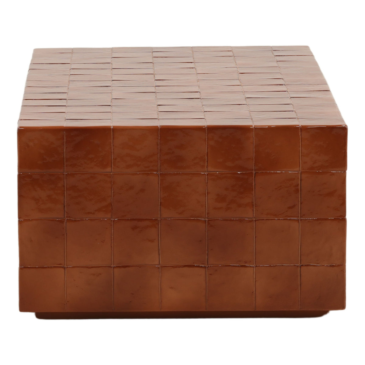 Denslow - Outdoor Coffee Table - Glossy Rust