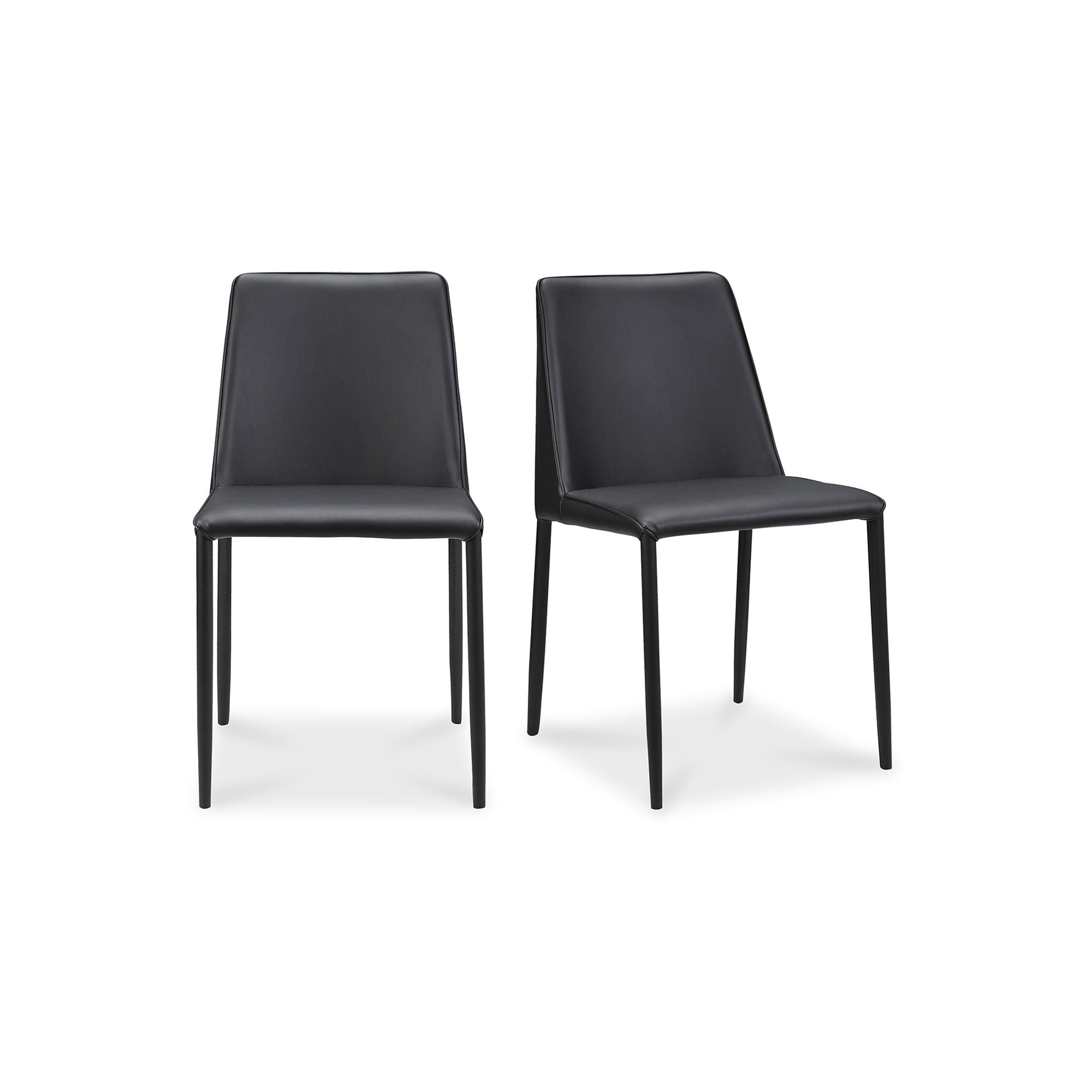 Nora Vegan Leather Dining Chair - Thumbnail 2