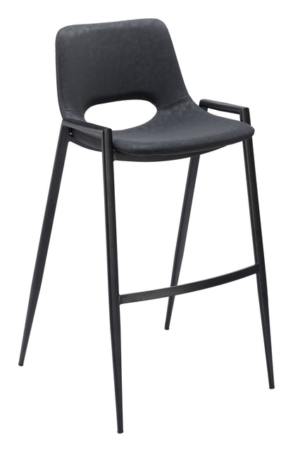 Desi - Bar Chair With Black Legs (Set of 2)