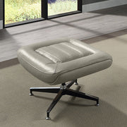 Piran - Ottoman - Twilight Top Grain Leather