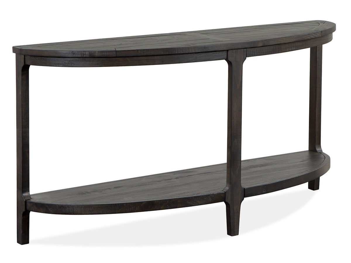 Boswell - Demilune Sofa Table - Peppercorn