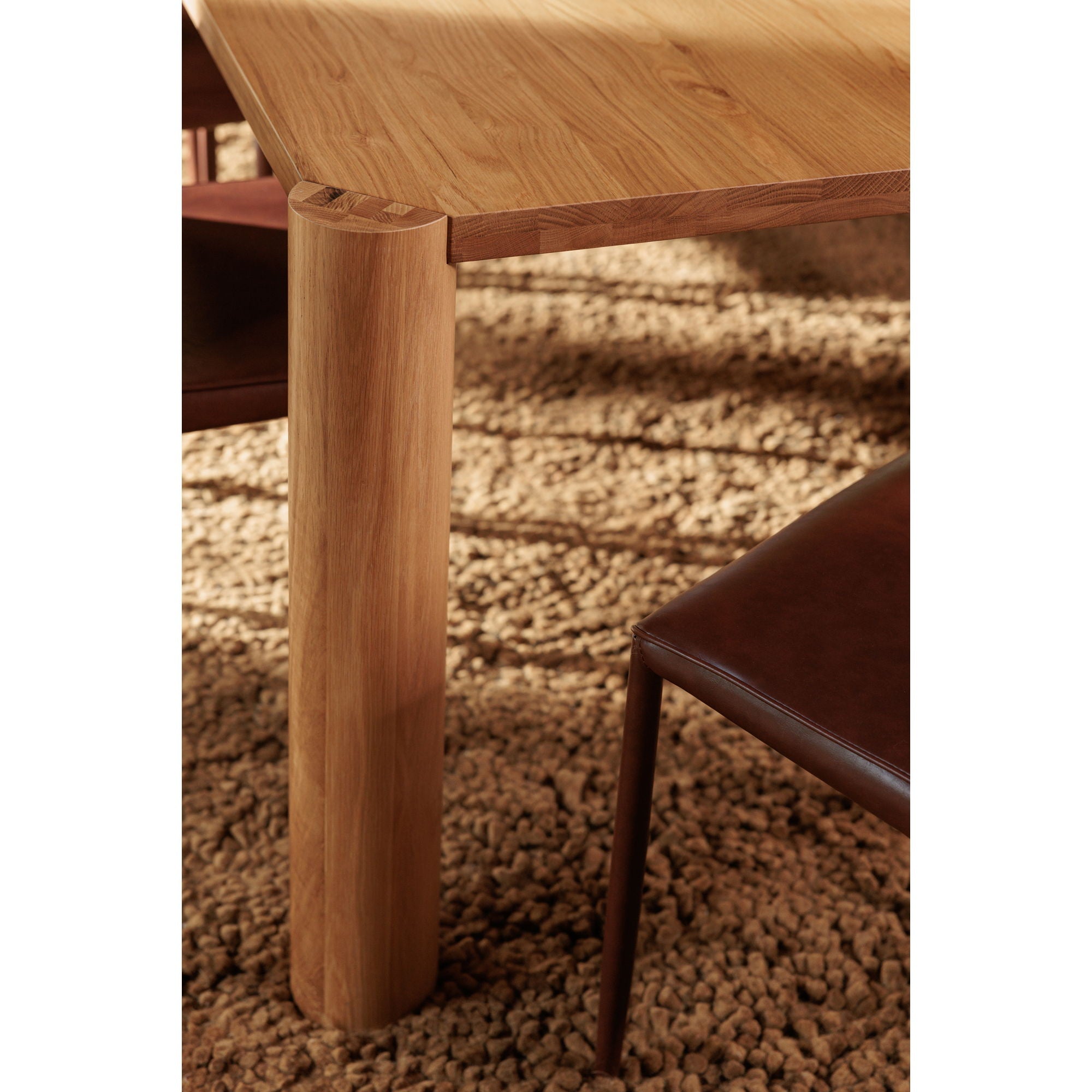 Post - Small Dining Table - Oak Natural