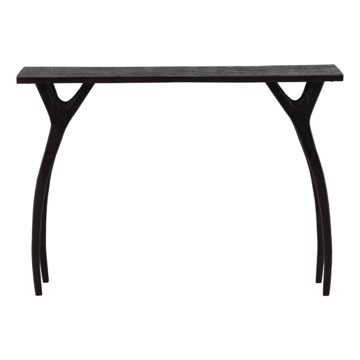 Bastien - Console Table - Black And Bronze