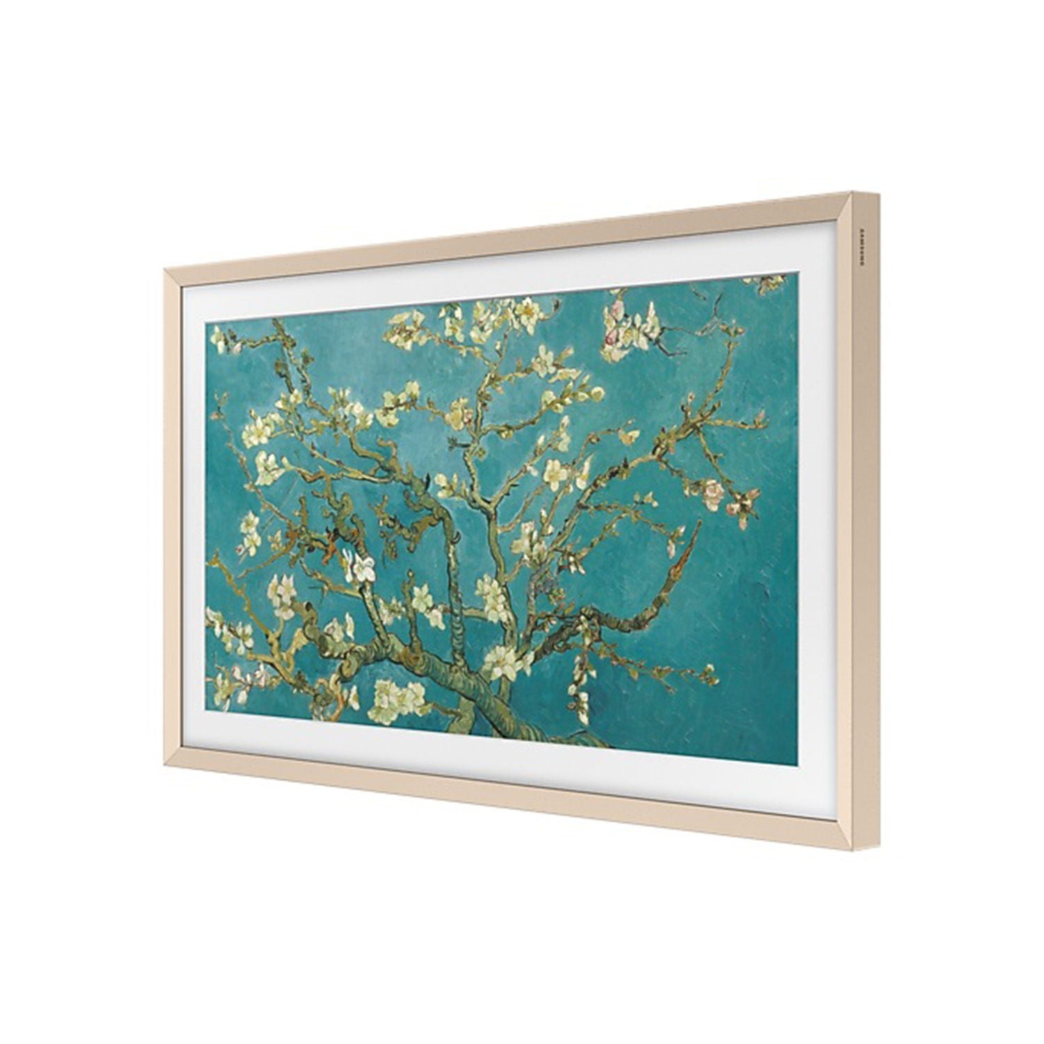 Samsung - 50" The Frame Customizable Bezel - Sand Gold Metal