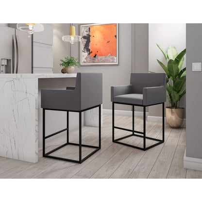 Ambassador - Counter Stool With Square Frame