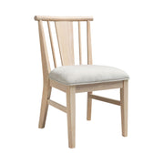 West End - Spindle Chair With Ivory Seat