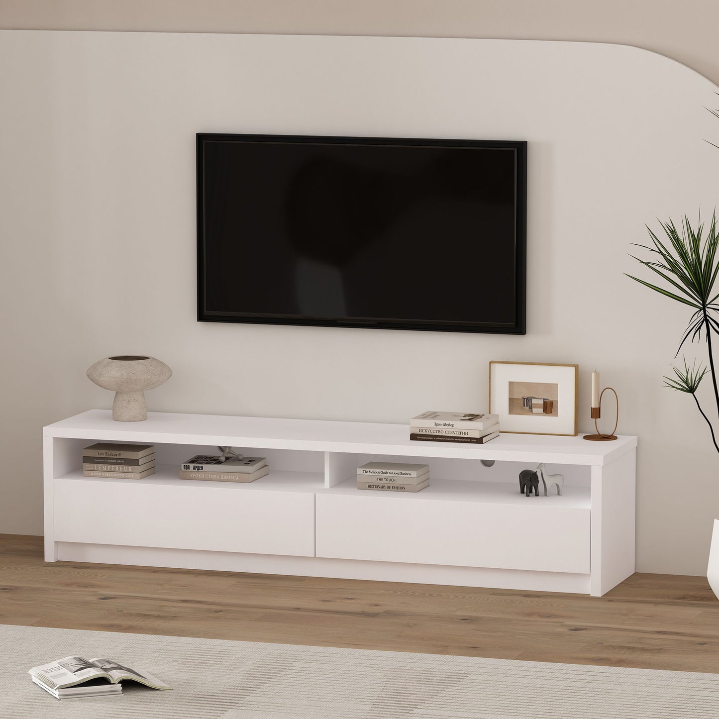 Duncan - TV Stand With Full Extension Drawers