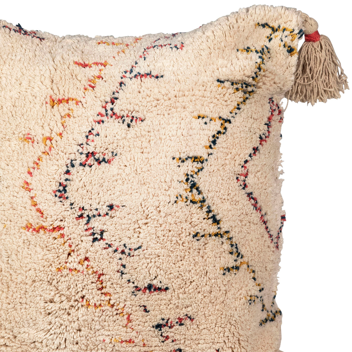 Avery - Pillow With Filler - Beige With Multicolor