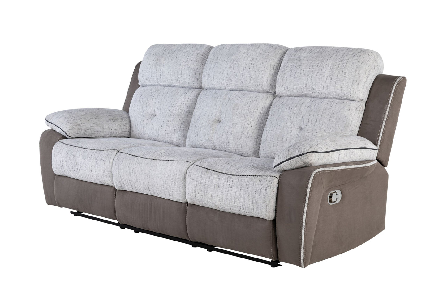 U5050 - Reclining Sofa - Dark / Light Gray