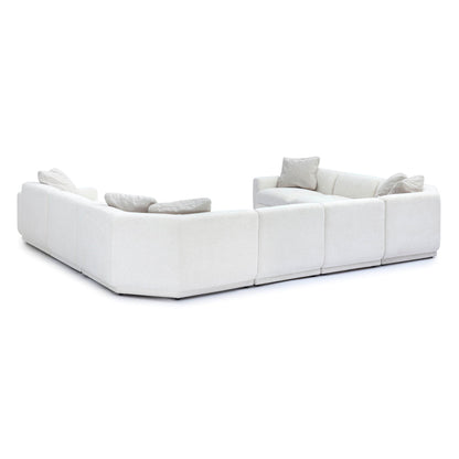 Perry - Modular Large U-Sectional - Cream