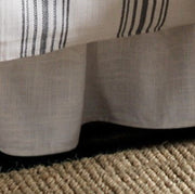 Blackberry - Queen Gathered Bed Skirt - White