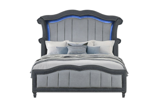 Vanna - Full Bed - Dark Gray