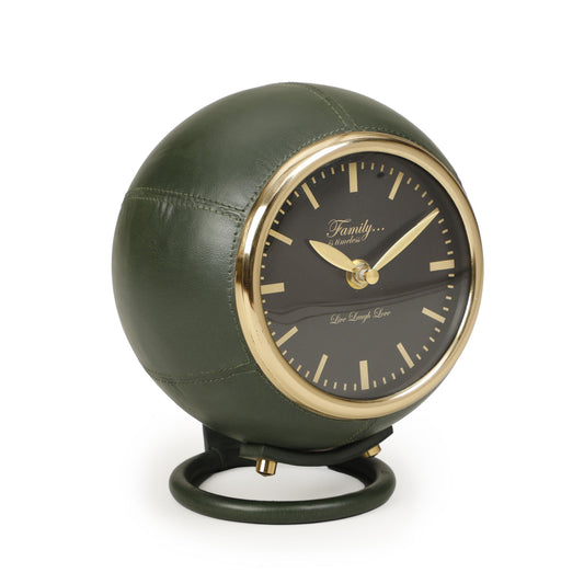 Draper - Designer Standing Accent Clock - Dark Green