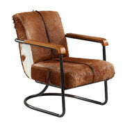 Vistan - Occasional Chair - Antique Black With Brown
