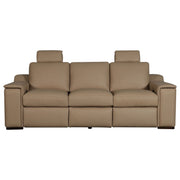 Armon - Sofa With Power Footrest & ZG - Oslo Fawn