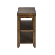 Mitchell - Chair Side Table - Nutmeg
